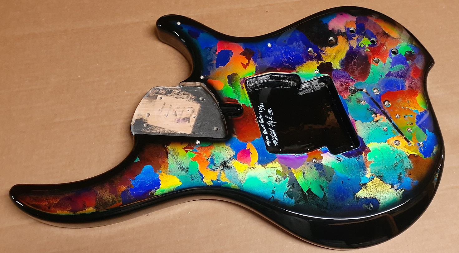 Mean Street Holoburst black bass body paint job Josh A pic 2.jpg