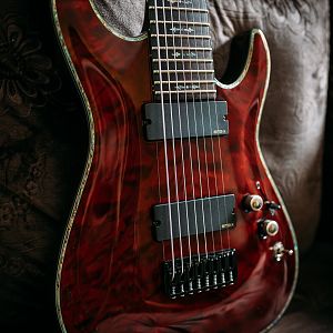 Schecter Hellraiser C8 with EMG808X & Killswitch mod