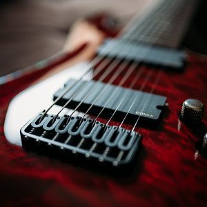 Schecter Hellraiser C8 with EMG808X & Killswitch mod