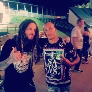 Me and Brian "Head" Welch