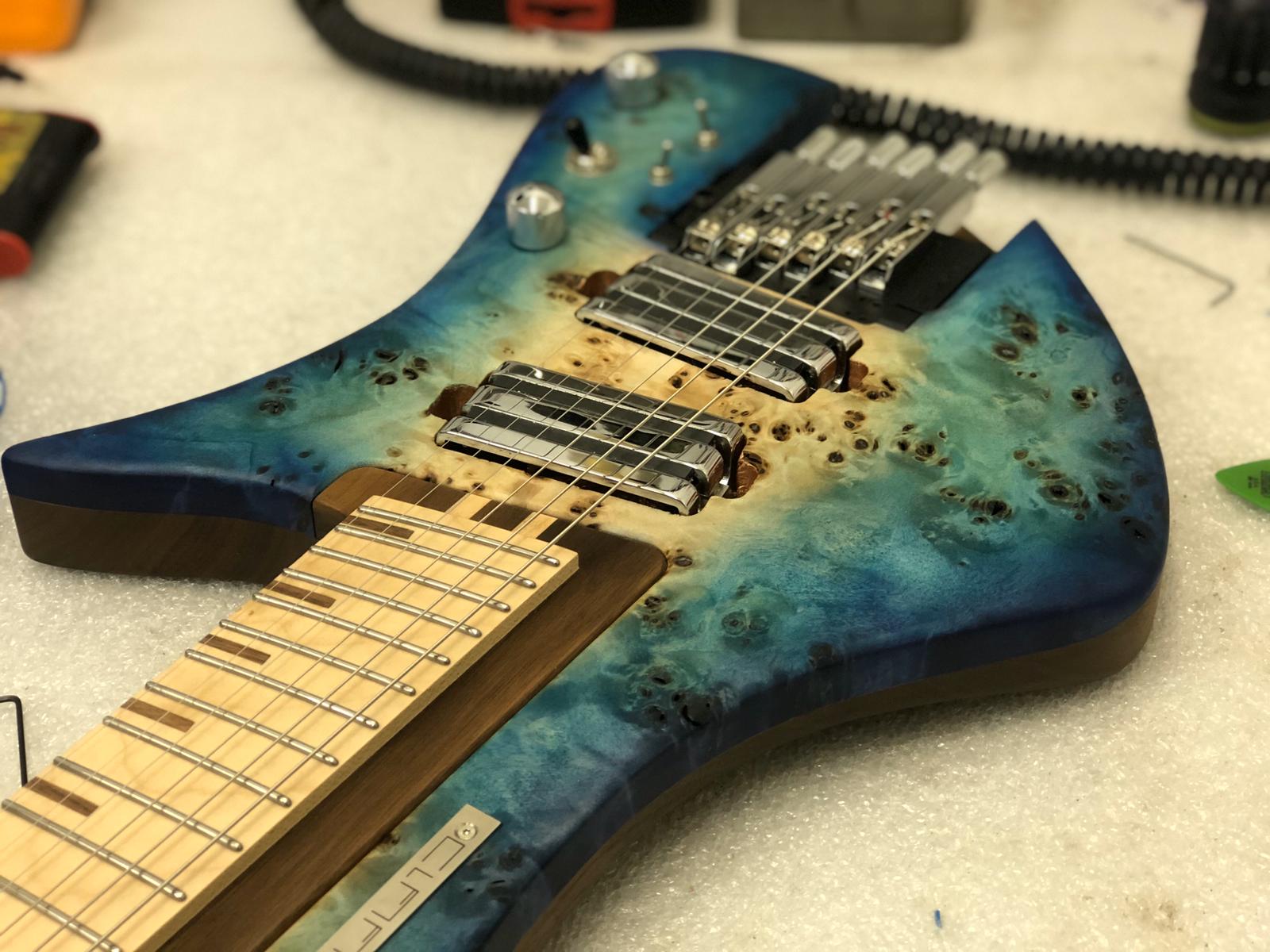 Moby Dick 7 string Beach finish